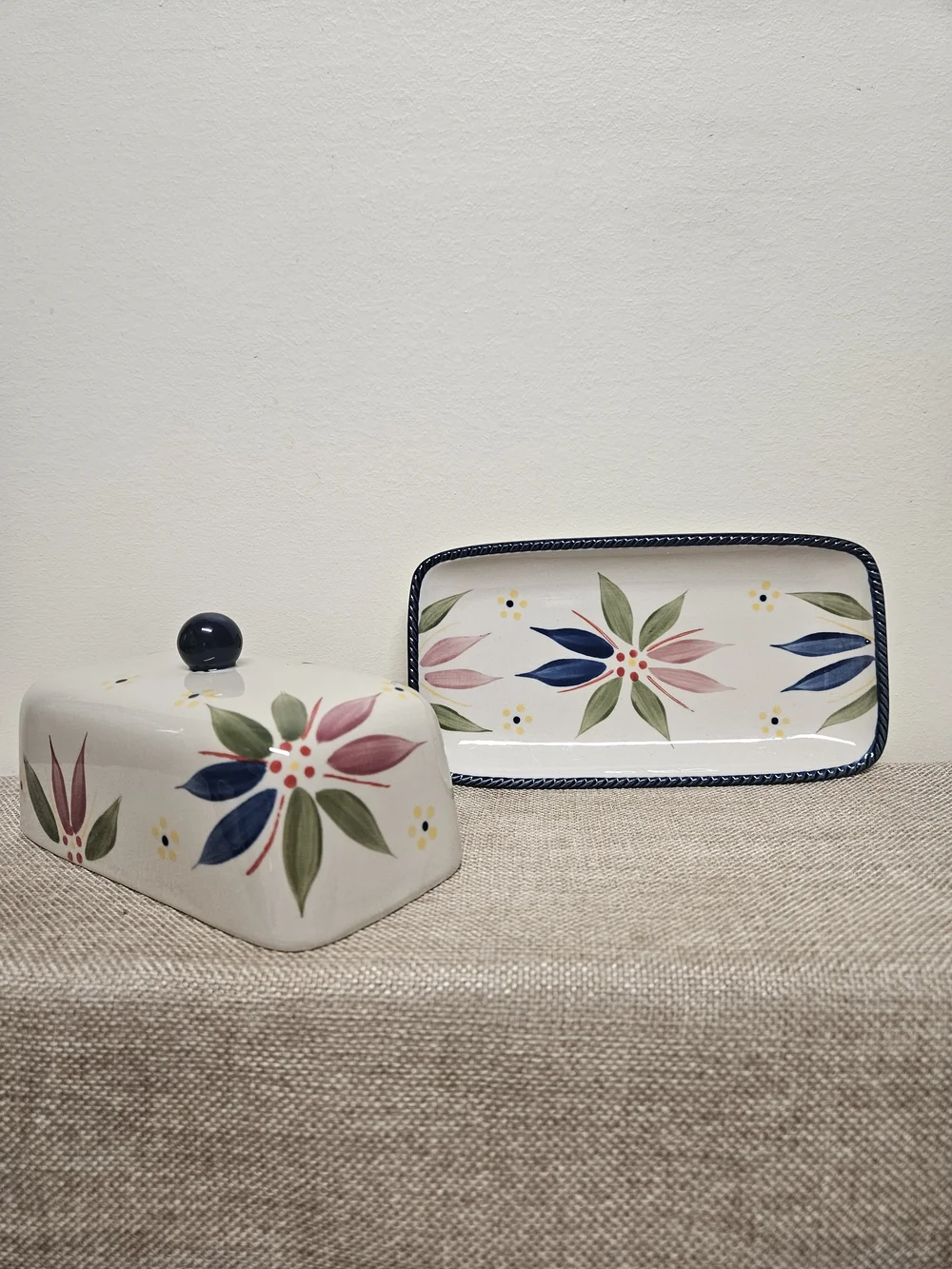 Temptations‎ Ceramic Butter Dish From The Old World Collection